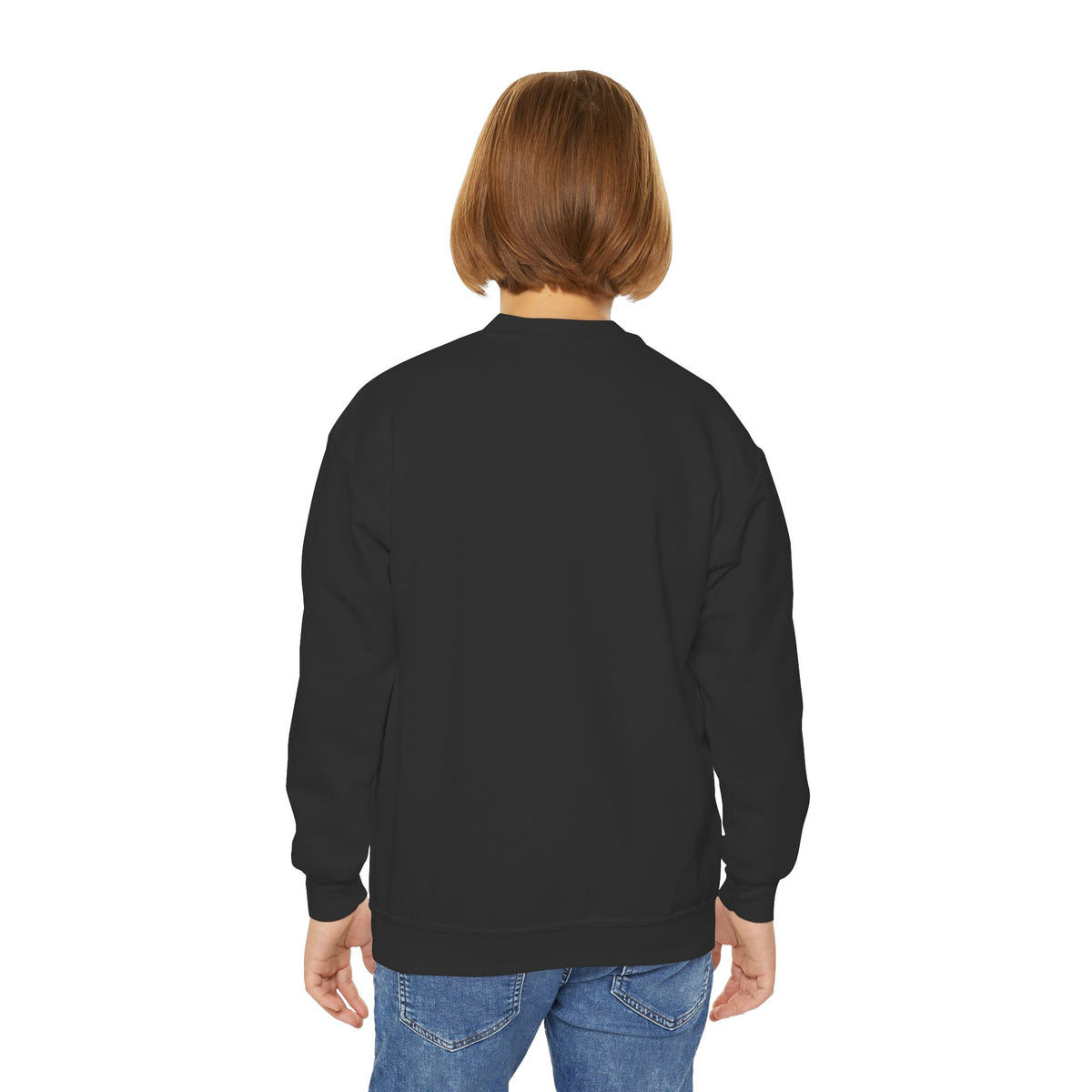 Seagull Illustration Youth Crewneck Sweatshirt | Beach Bird Graphic
