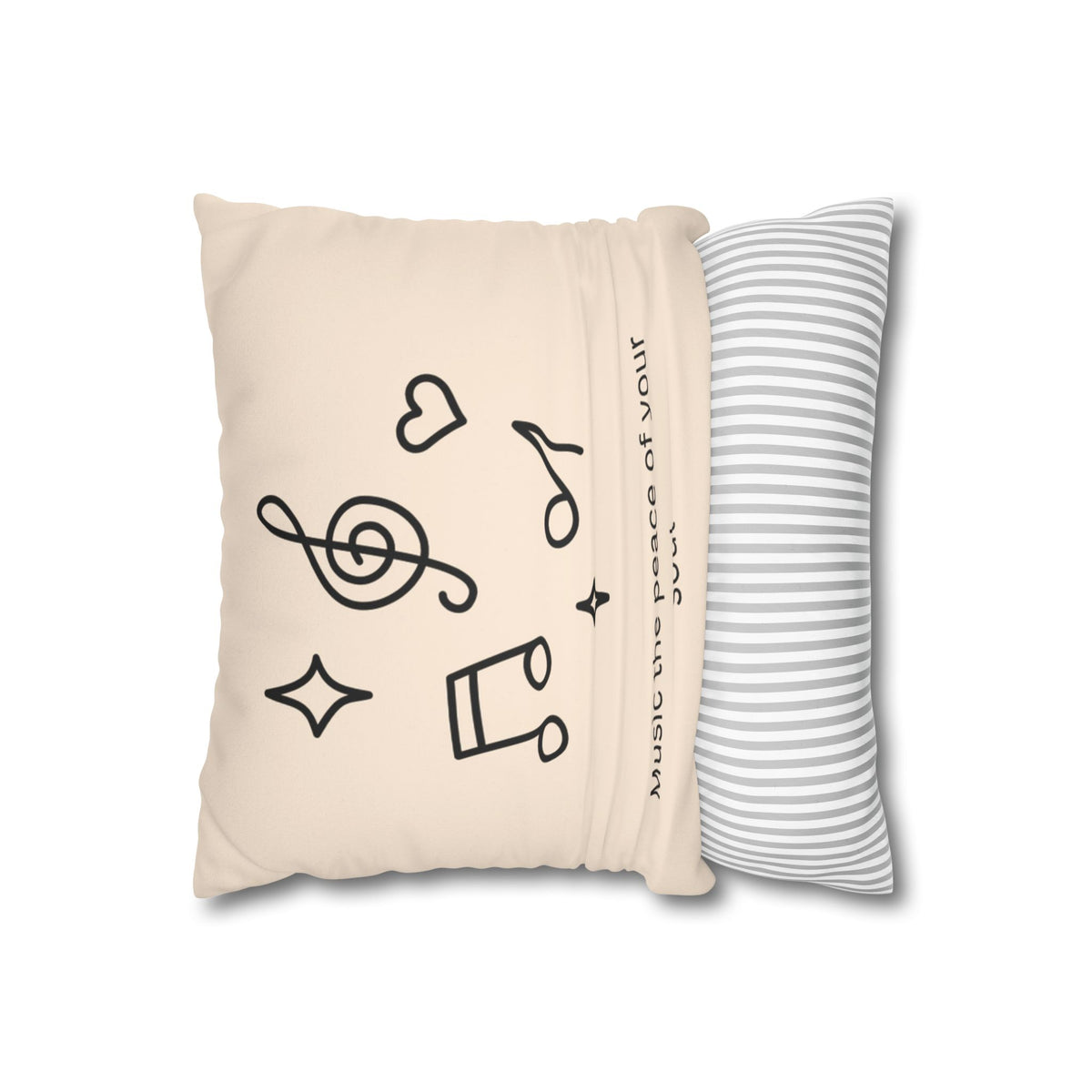 Faux Suede Square Pillowcase