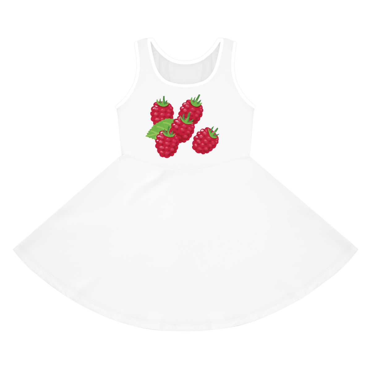Raspberry Cluster Sundress | Girls Tank Dress