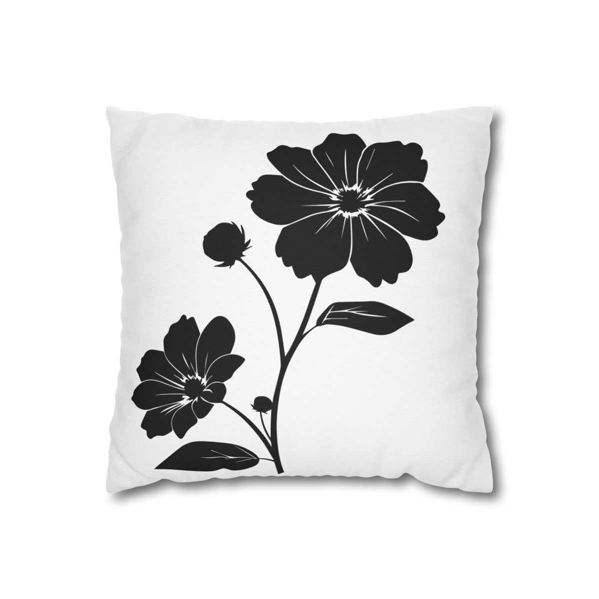 Spun Polyester Square Pillowcase