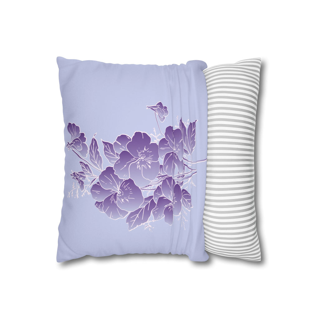 Faux Suede Square Pillowcase