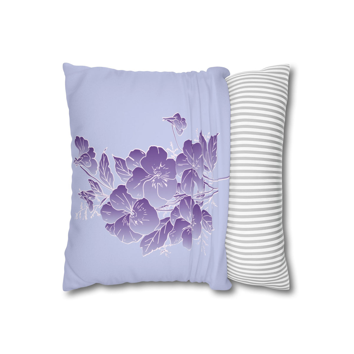 Faux Suede Square Pillowcase