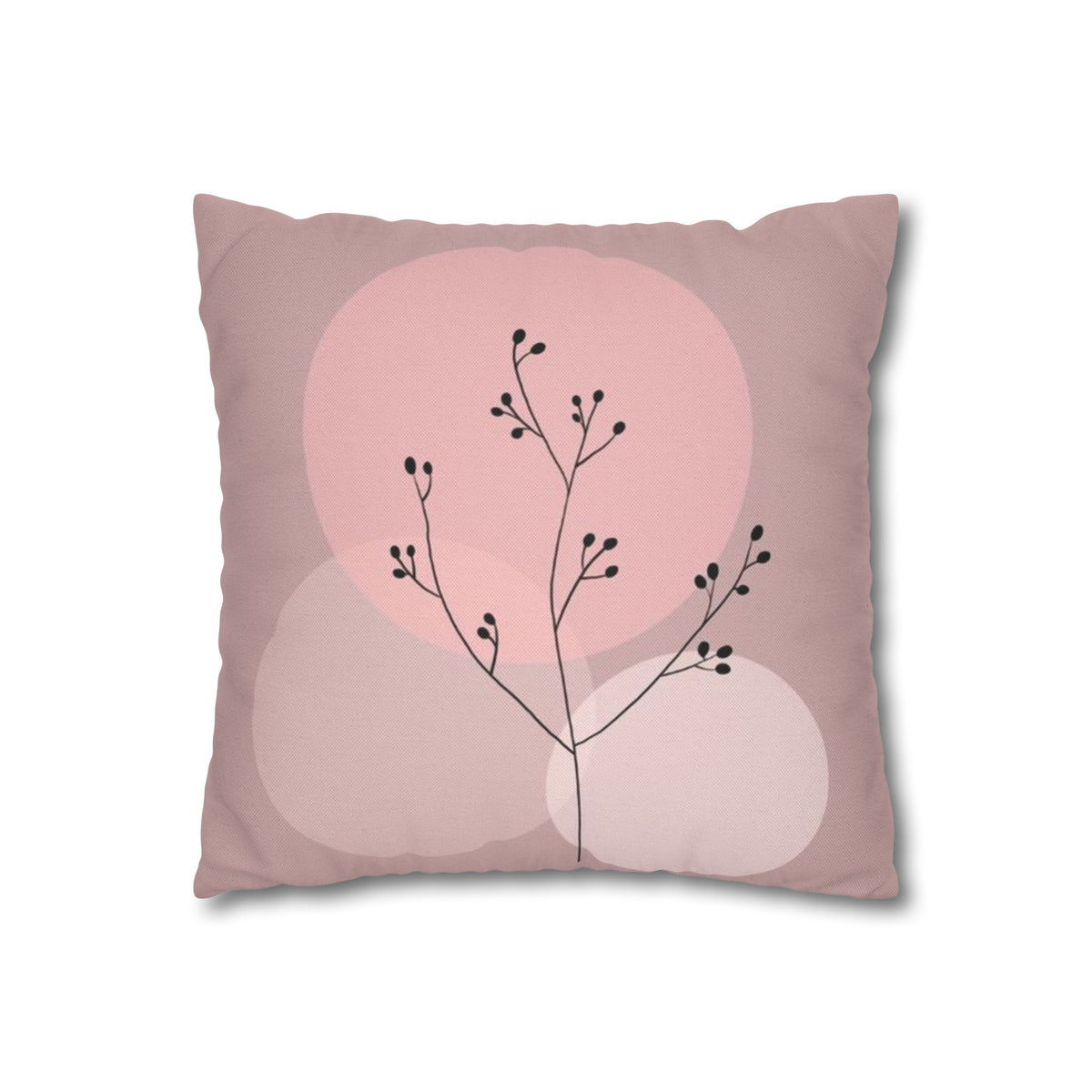 Spun Polyester Square Pillowcase