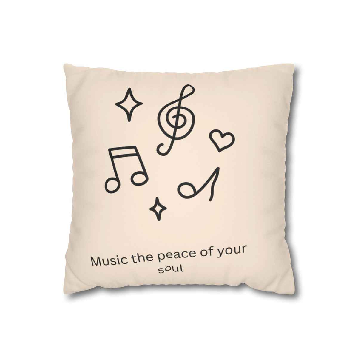 Faux Suede Square Pillowcase