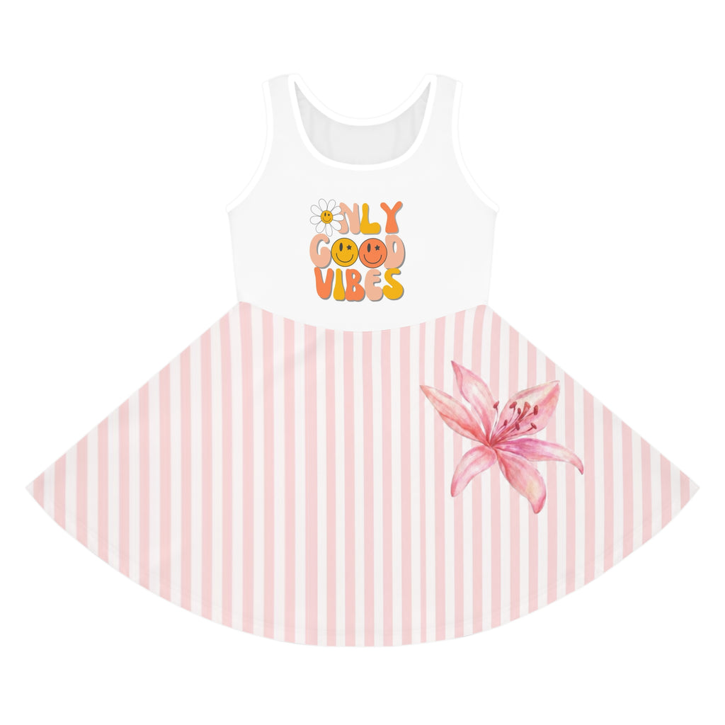 Girls' Sleeveless Sundress (AOP)