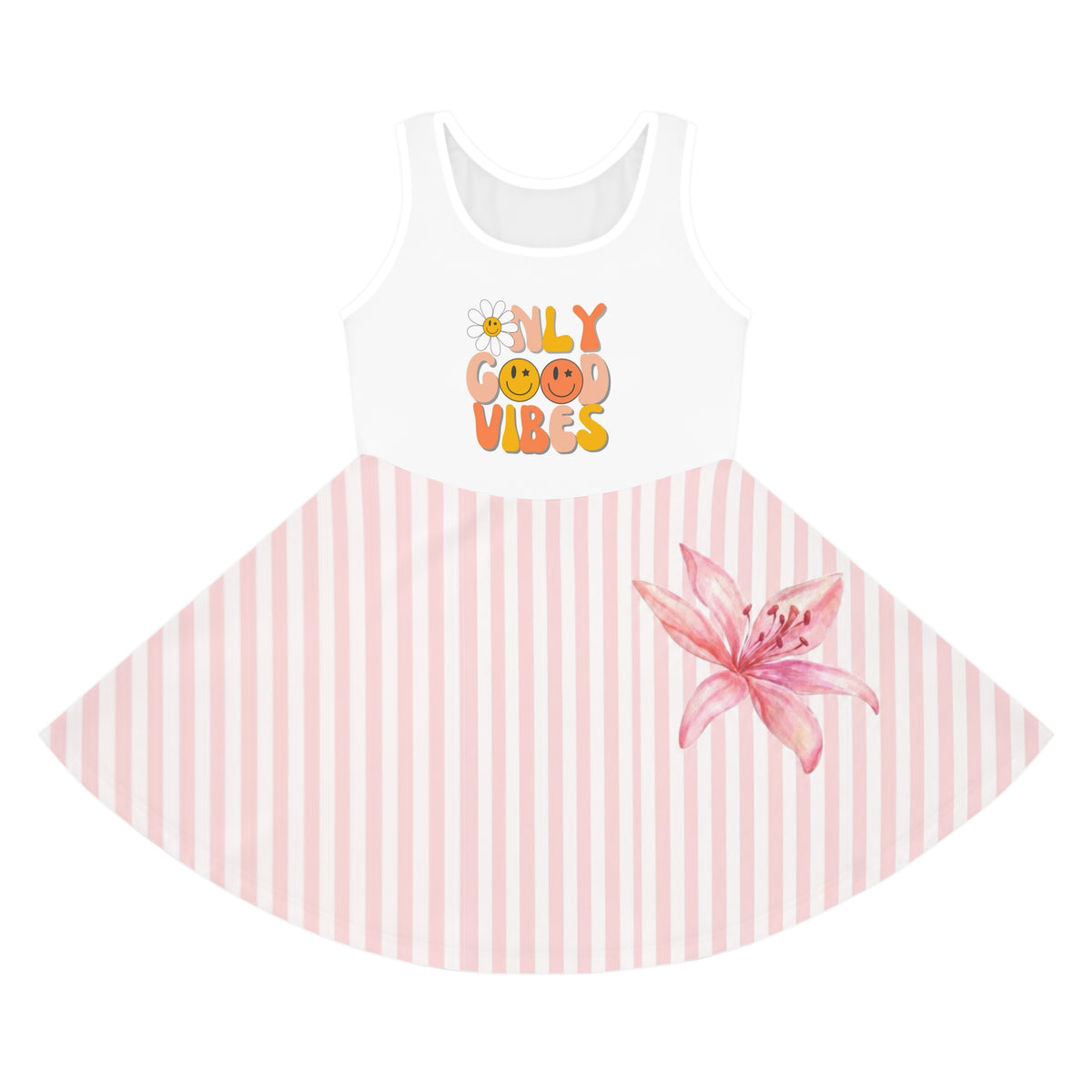 Girls' Sleeveless Sundress (AOP)