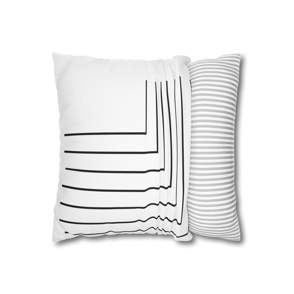 Spun Polyester Square Pillowcase