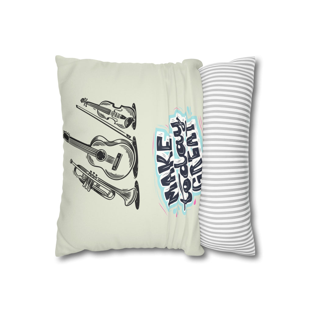 Faux Suede Square Pillowcase
