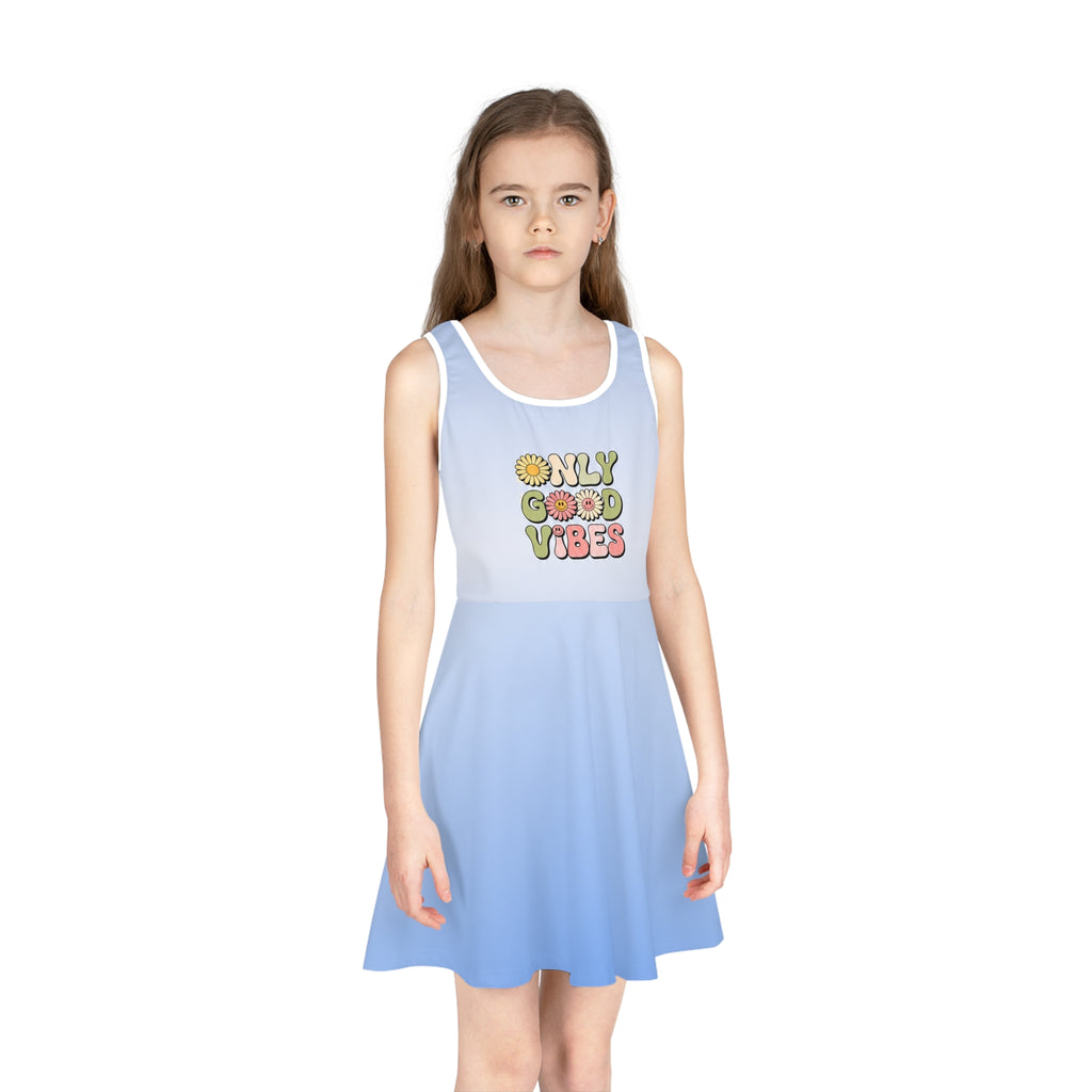 Girls' Sleeveless Sundress (AOP)