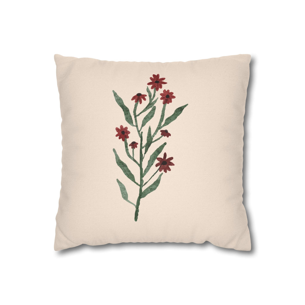 Spun Polyester Square Pillowcase