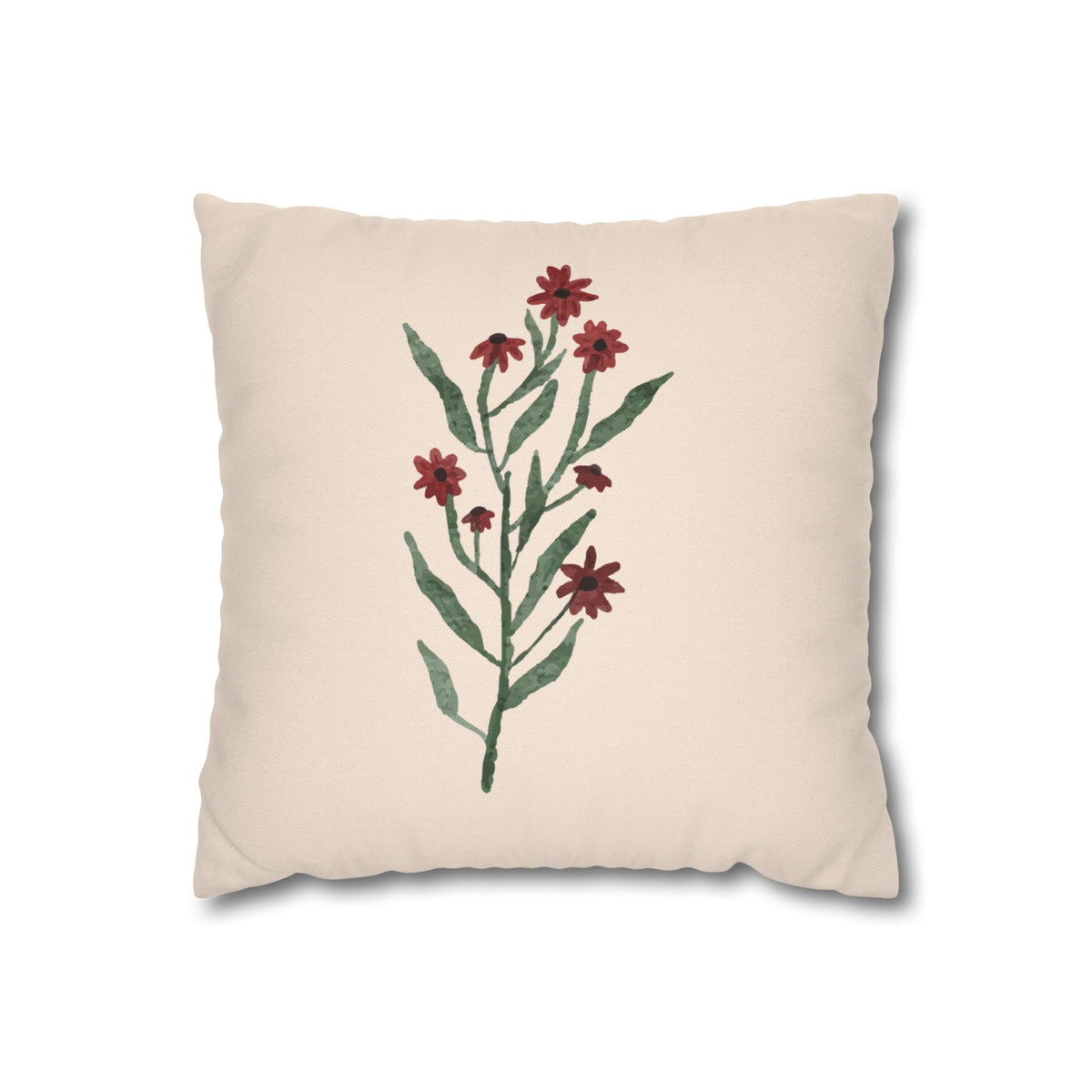 Spun Polyester Square Pillowcase