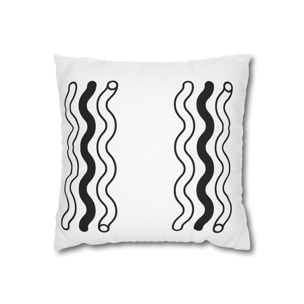 Spun Polyester Square Pillowcase