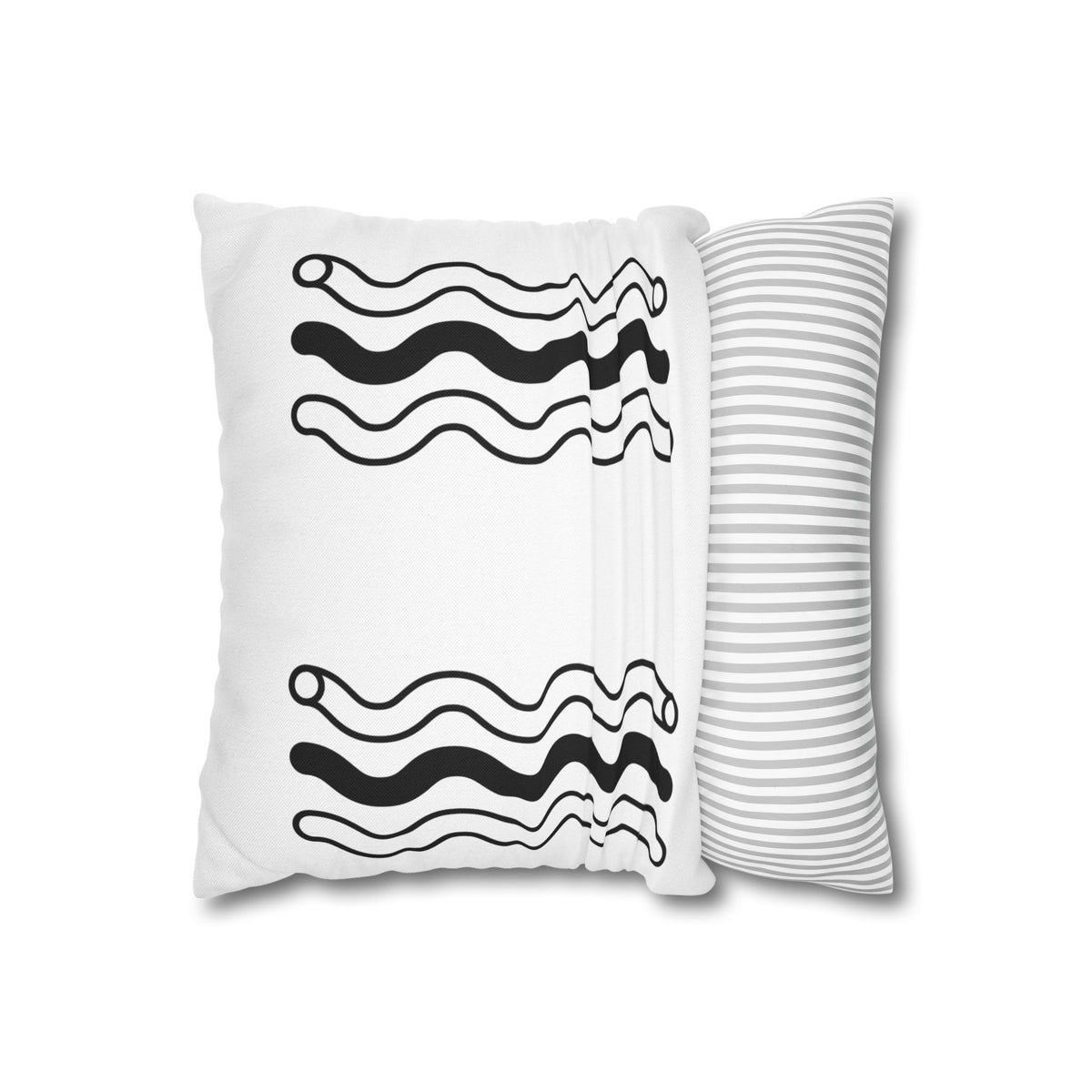 Spun Polyester Square Pillowcase
