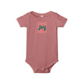 Infant One-Piece — "Joy" Holiday Baby Bodysuit
