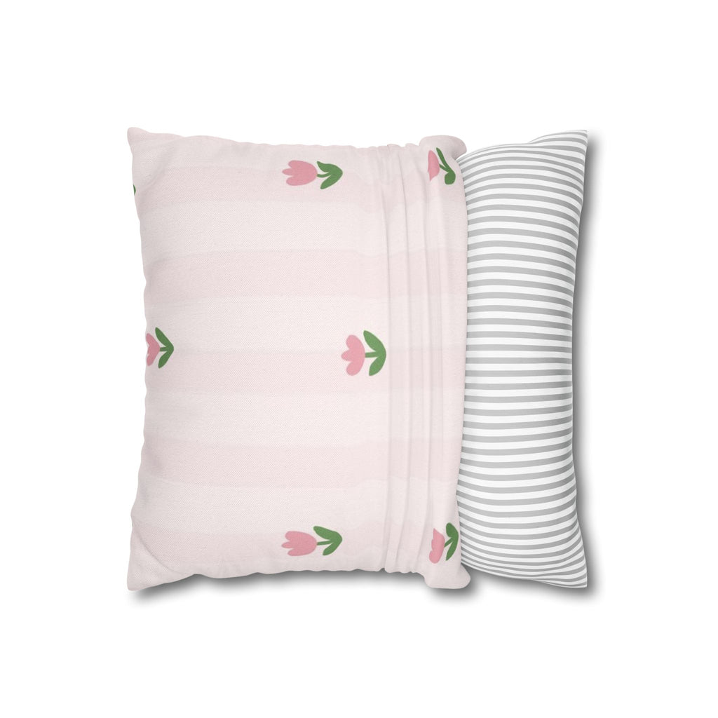 Spun Polyester Square Pillowcase