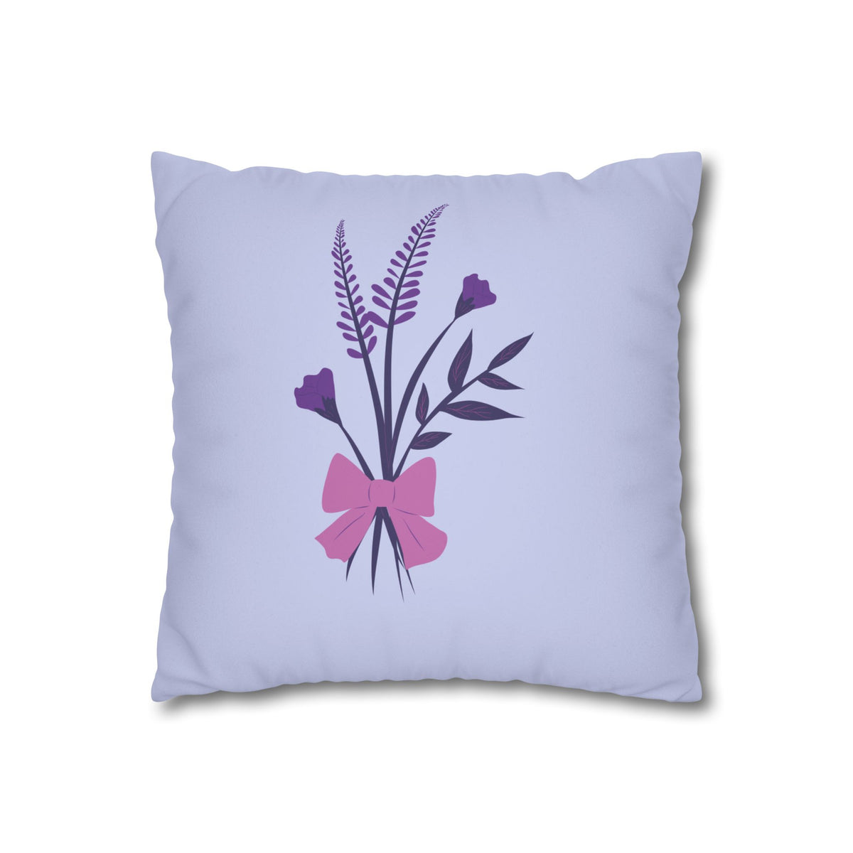 Faux Suede Square Pillowcase