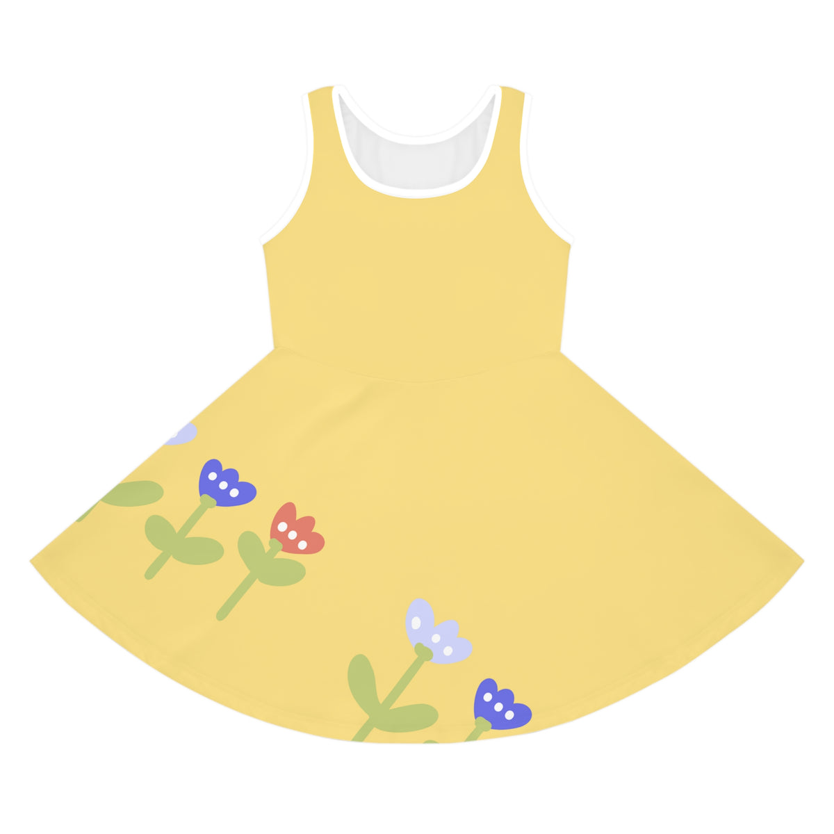 Girls' Sleeveless Sundress (AOP)