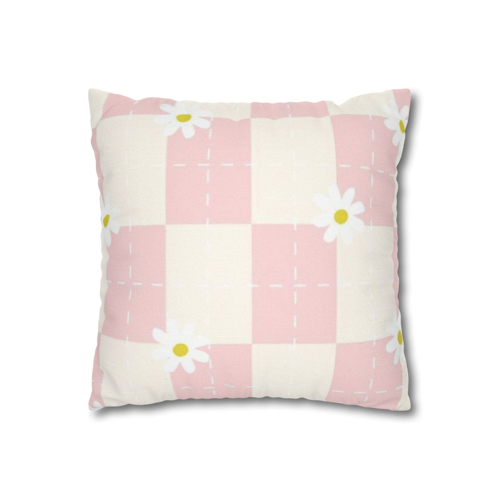 Spun Polyester Square Pillowcase