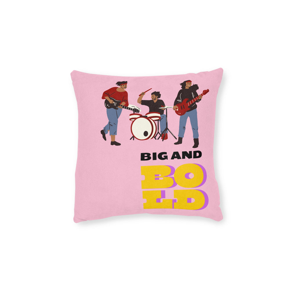 Square Pillow - Pink Back