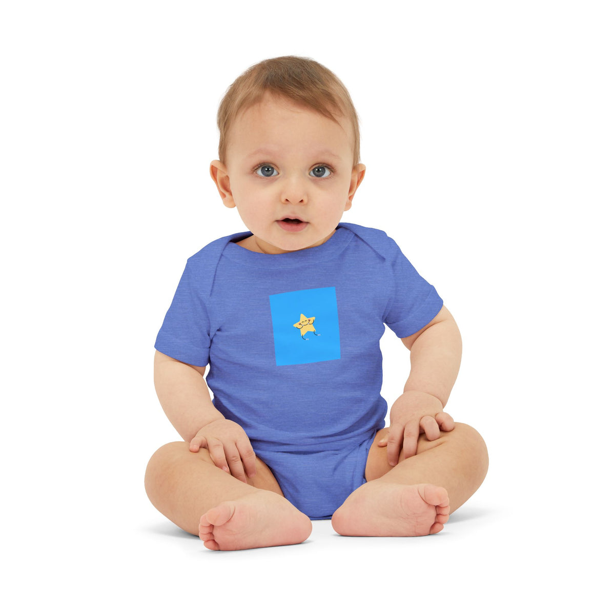 Blue Star Baby Onesie — Infant Jersey One-Piece
