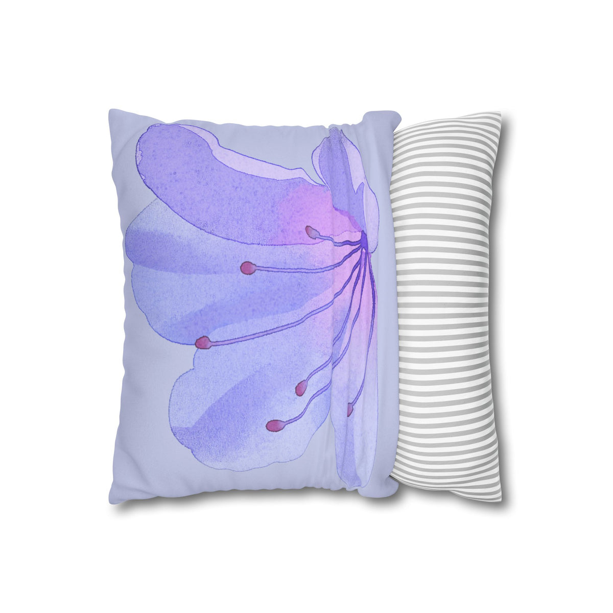 Faux Suede Square Pillowcase