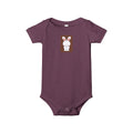 Baby Onesie with Cute Bunny Face — Infant Jersey One-Piece