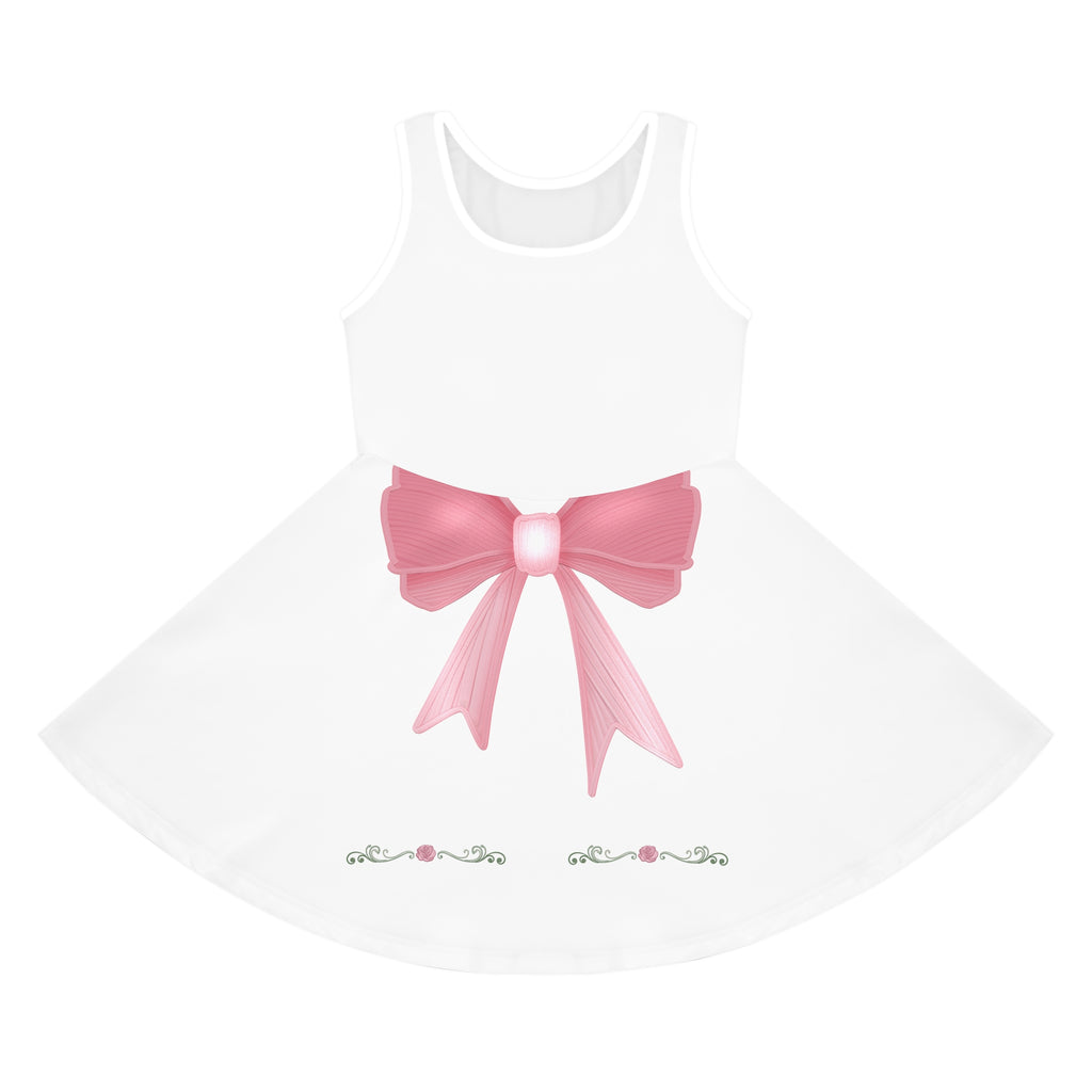Girls' Sleeveless Sundress (AOP)
