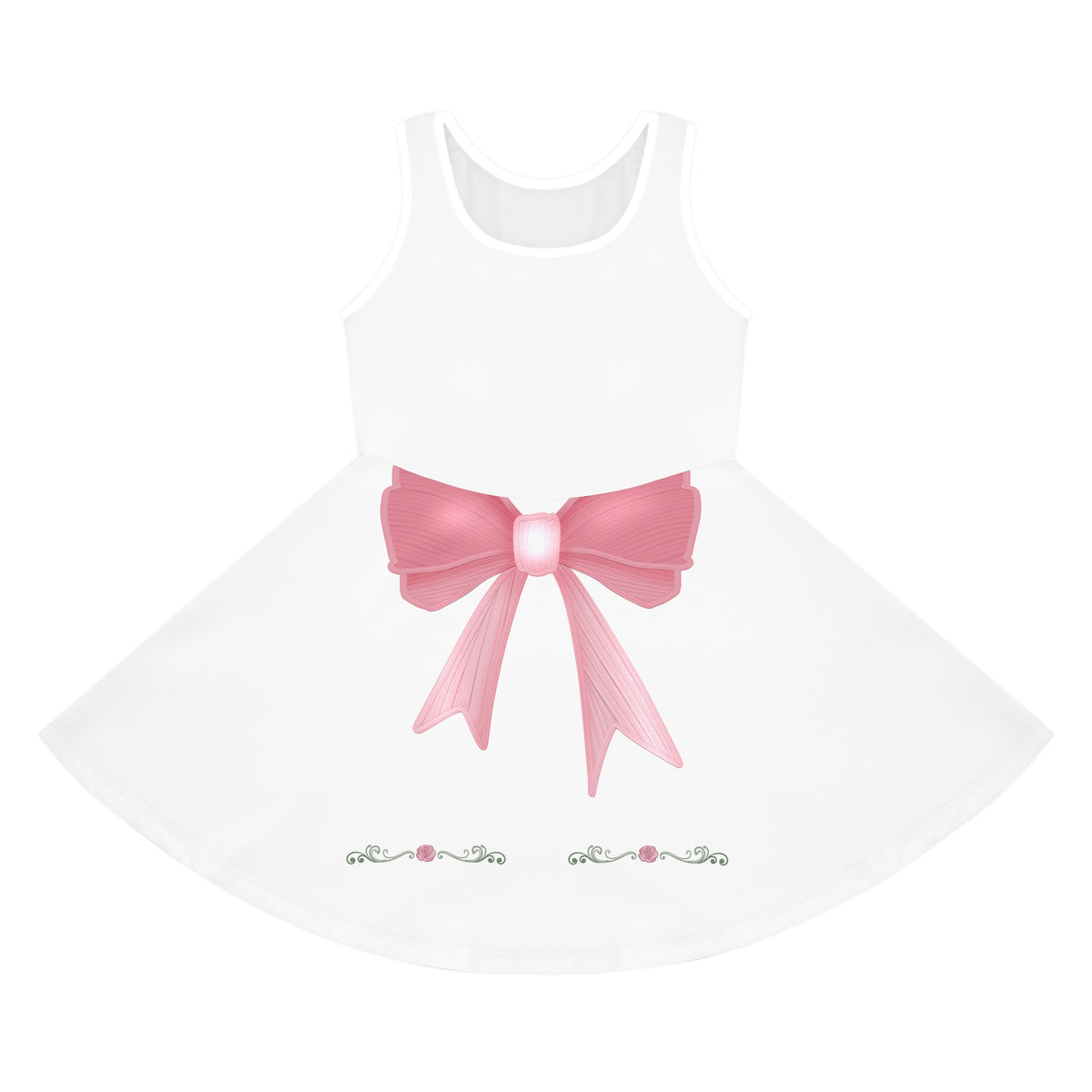 Girls' Sleeveless Sundress (AOP)