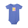Smiley Face Baby Onesie – Pastel Gradient Infant Jersey One-Piece