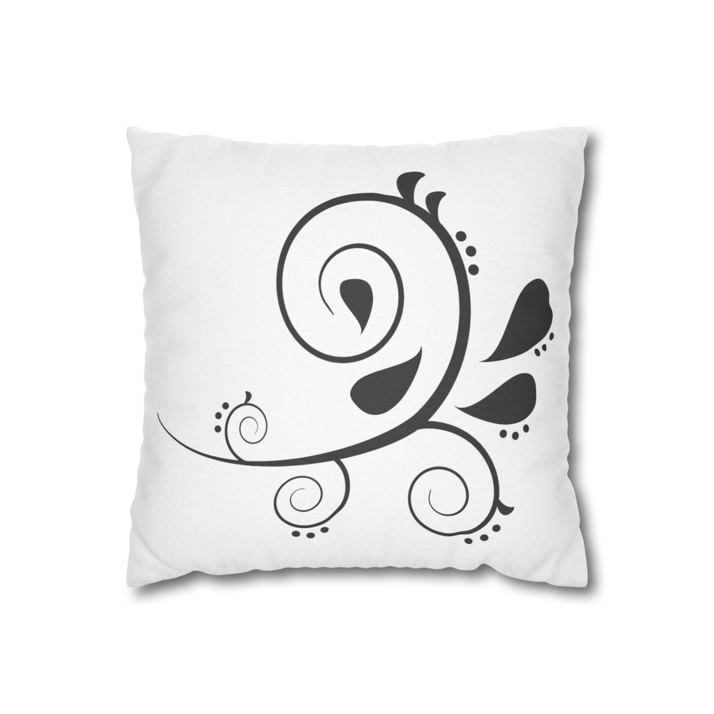 Spun Polyester Square Pillowcase
