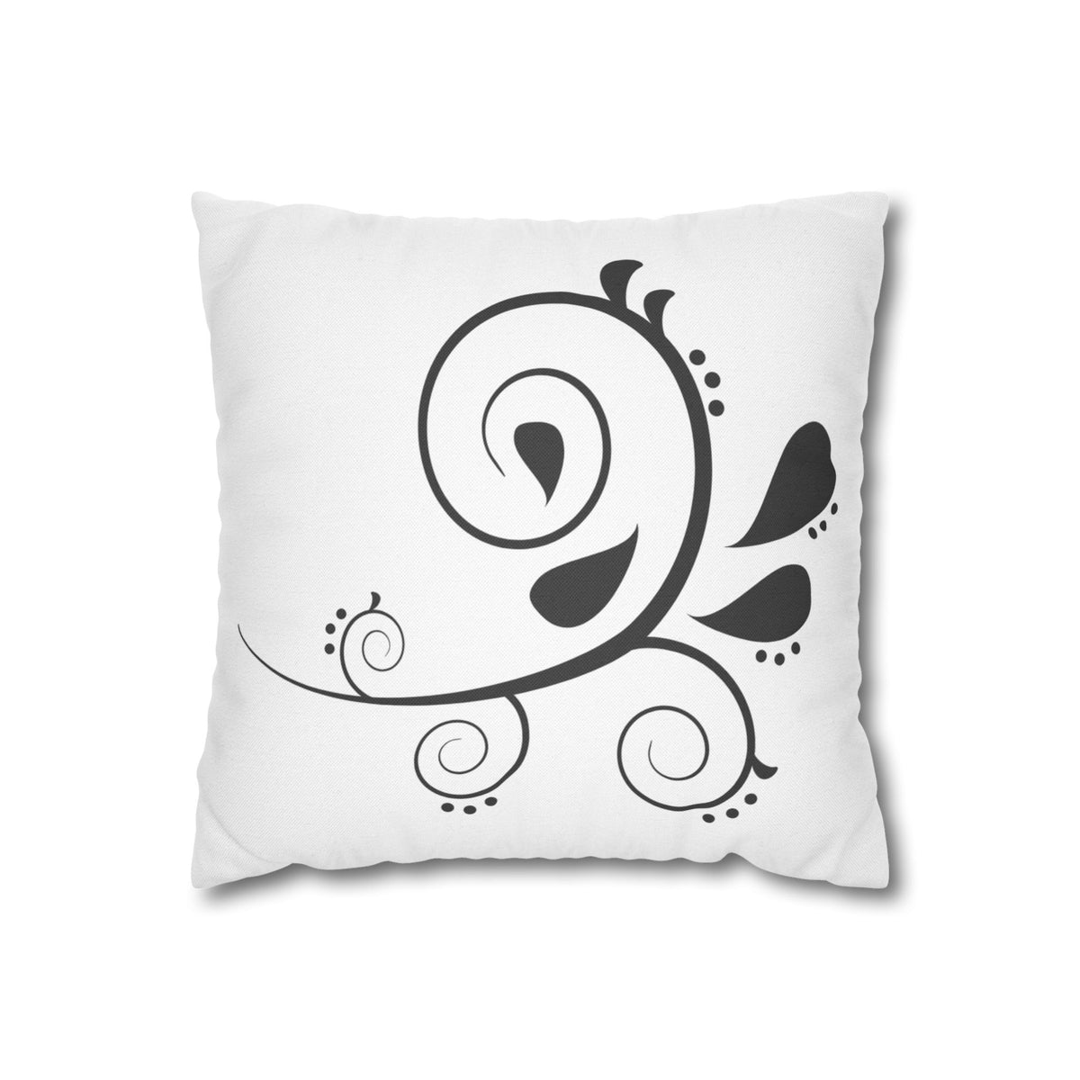 Spun Polyester Square Pillowcase