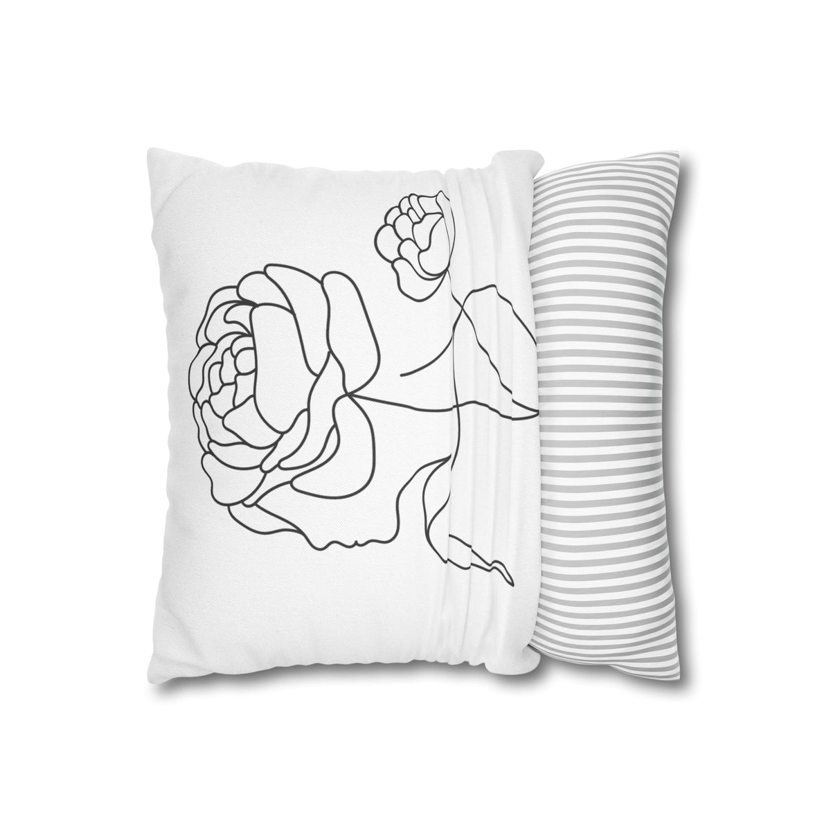 Spun Polyester Square Pillowcase