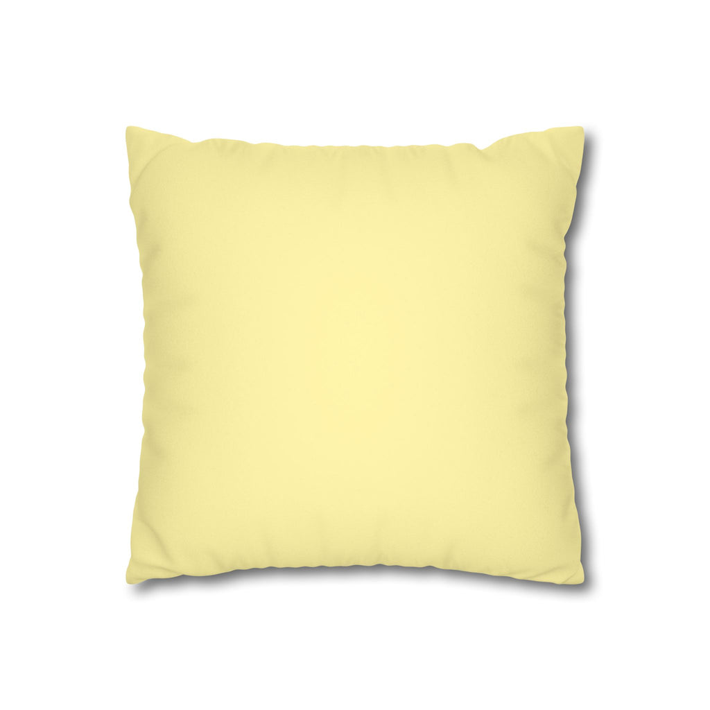 Faux Suede Square Pillowcase