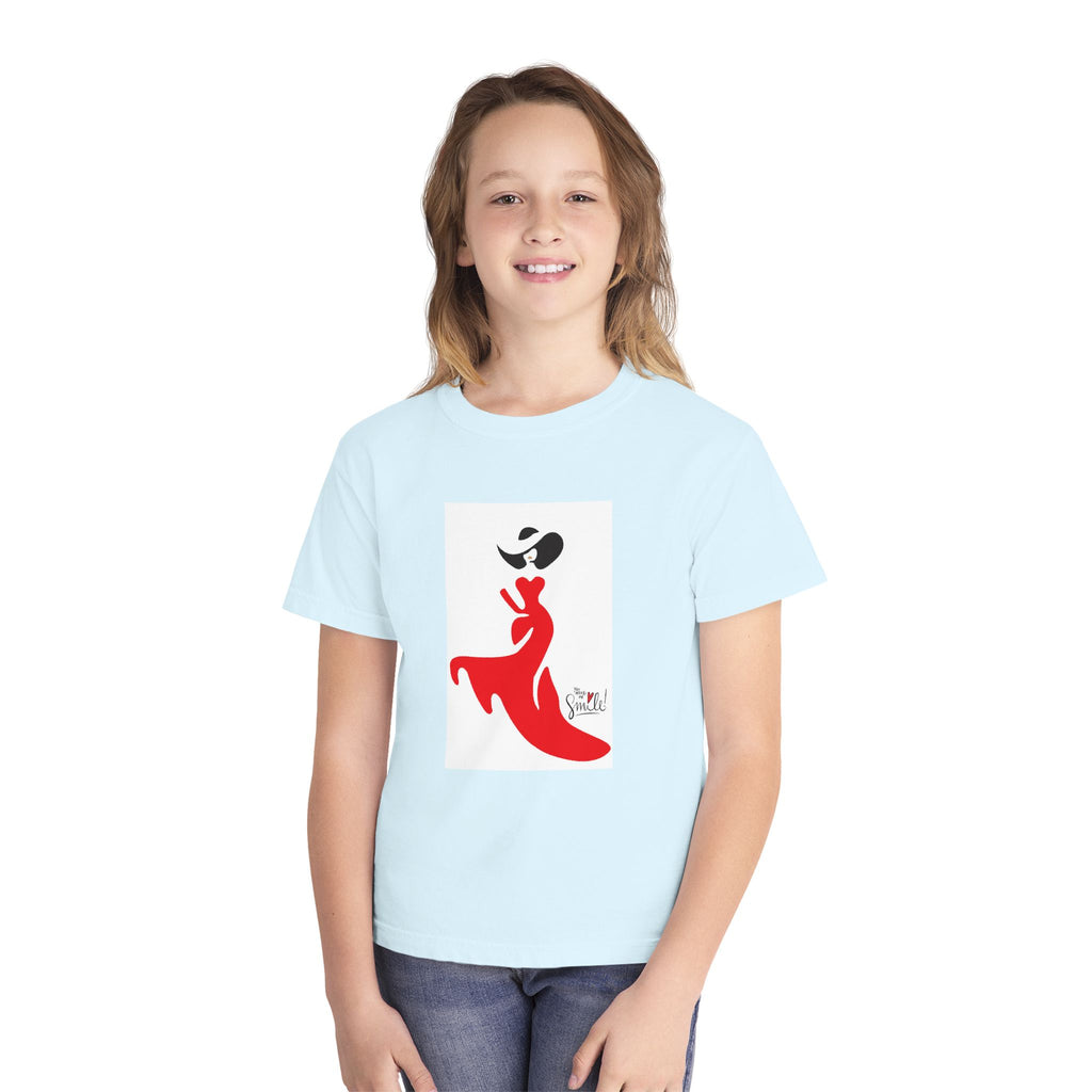 Youth Tee — Red Flamenco Dancer Graphic
