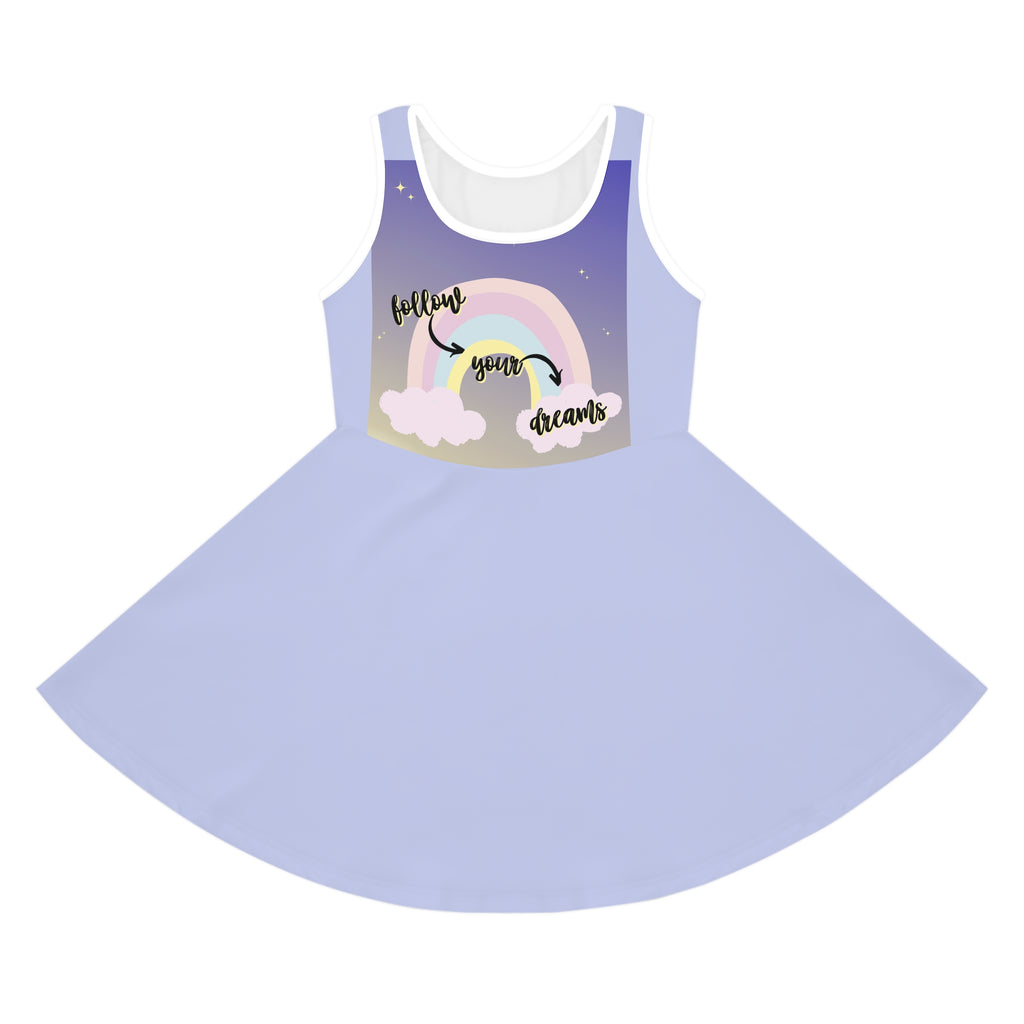 Girls' Sleeveless Sundress (AOP)