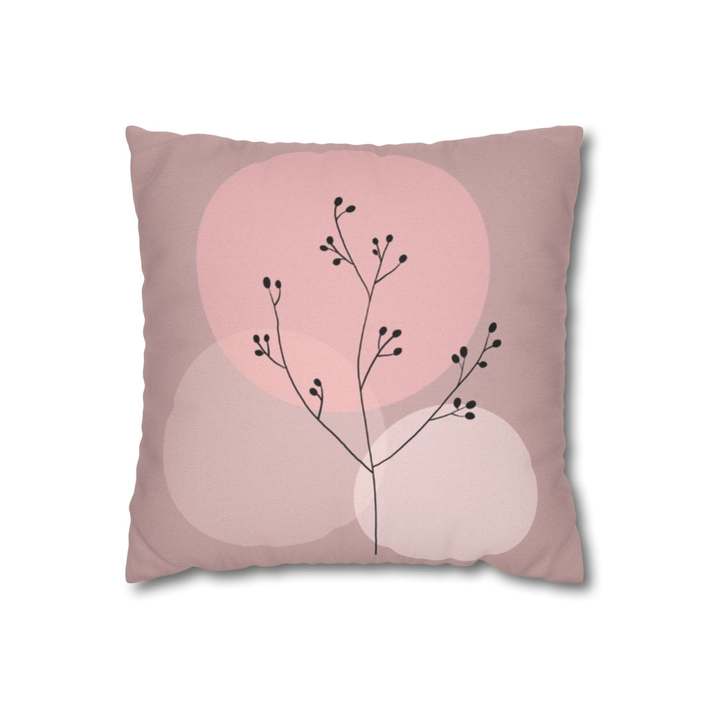 Spun Polyester Square Pillowcase