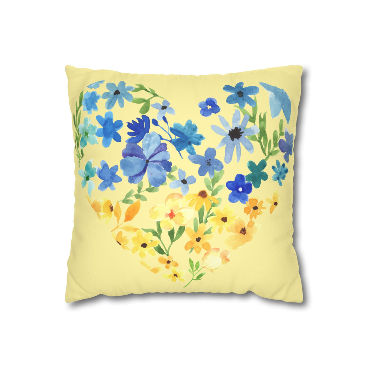 Faux Suede Square Pillowcase