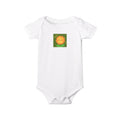 Baby Onesie with Cute Sunflower Smiley — Infant Jersey One Piece