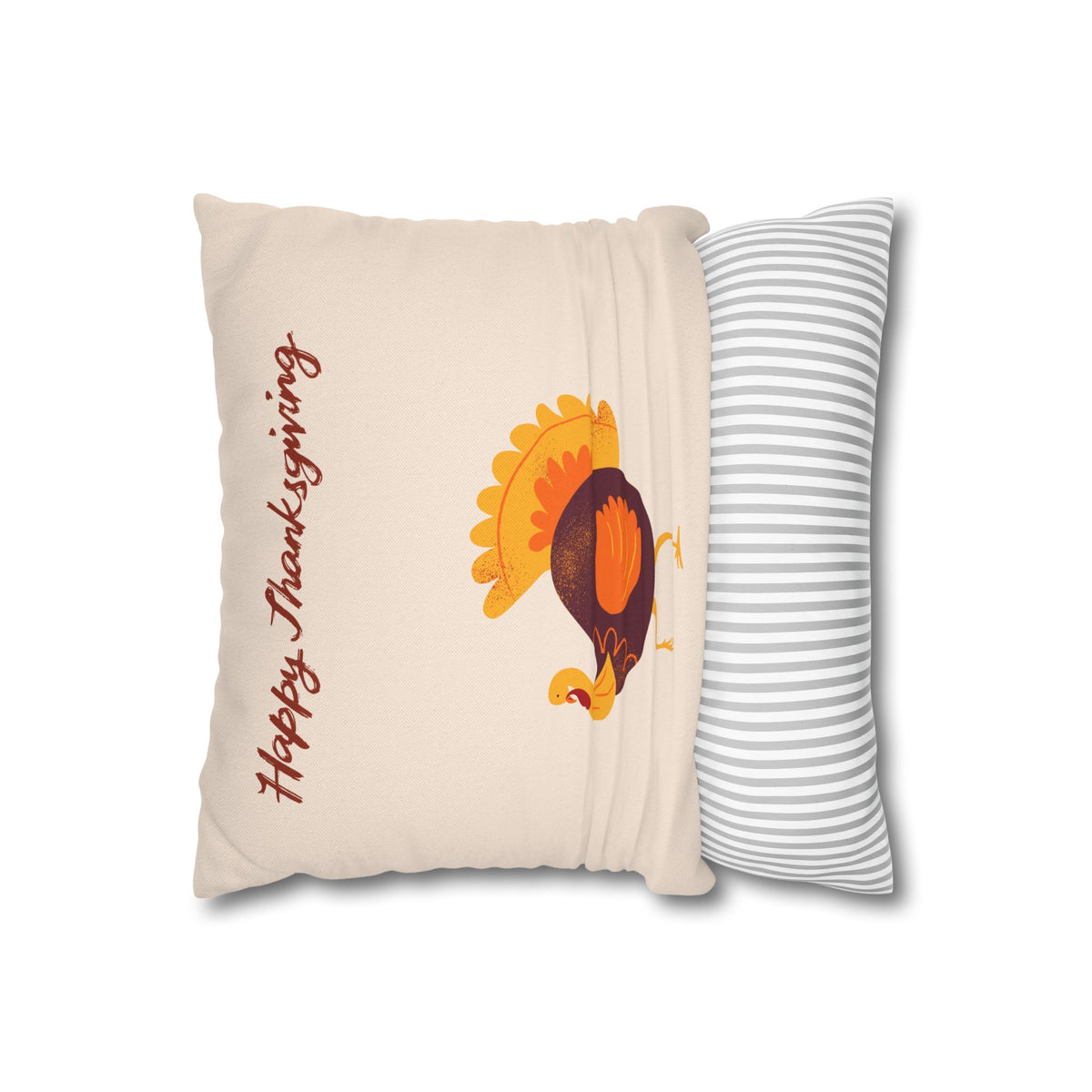Spun Polyester Square Pillowcase
