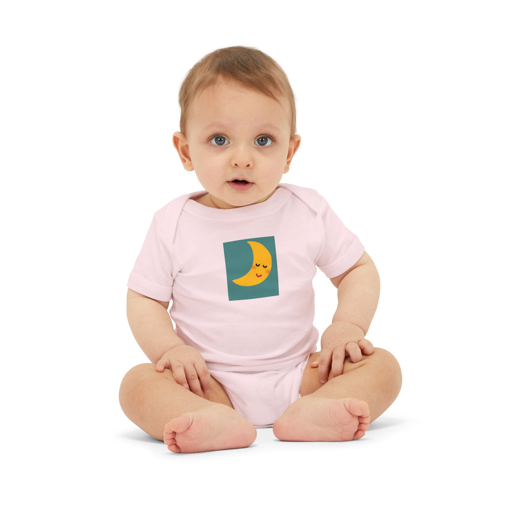 Cute Sleeping Moon Infant Bodysuit - Baby One-Piece