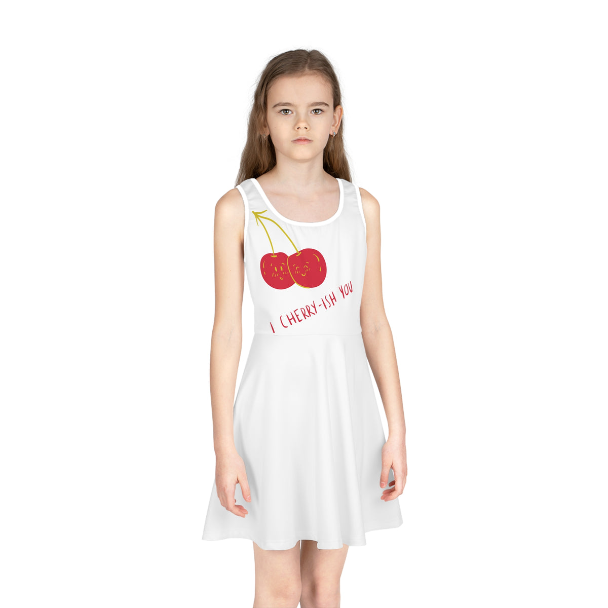 Girls' Sleeveless Sundress (AOP)