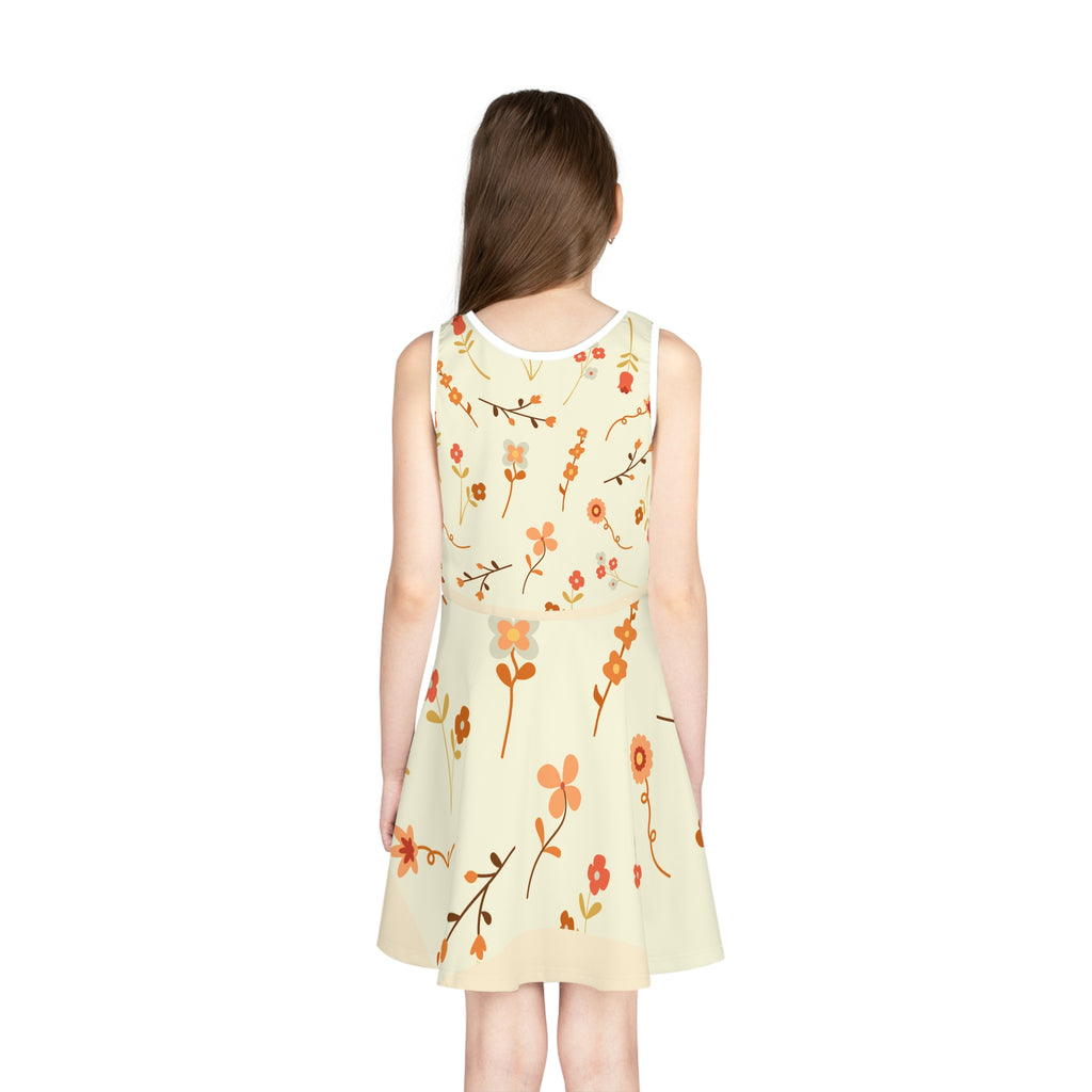 Girls' Sleeveless Sundress (AOP)