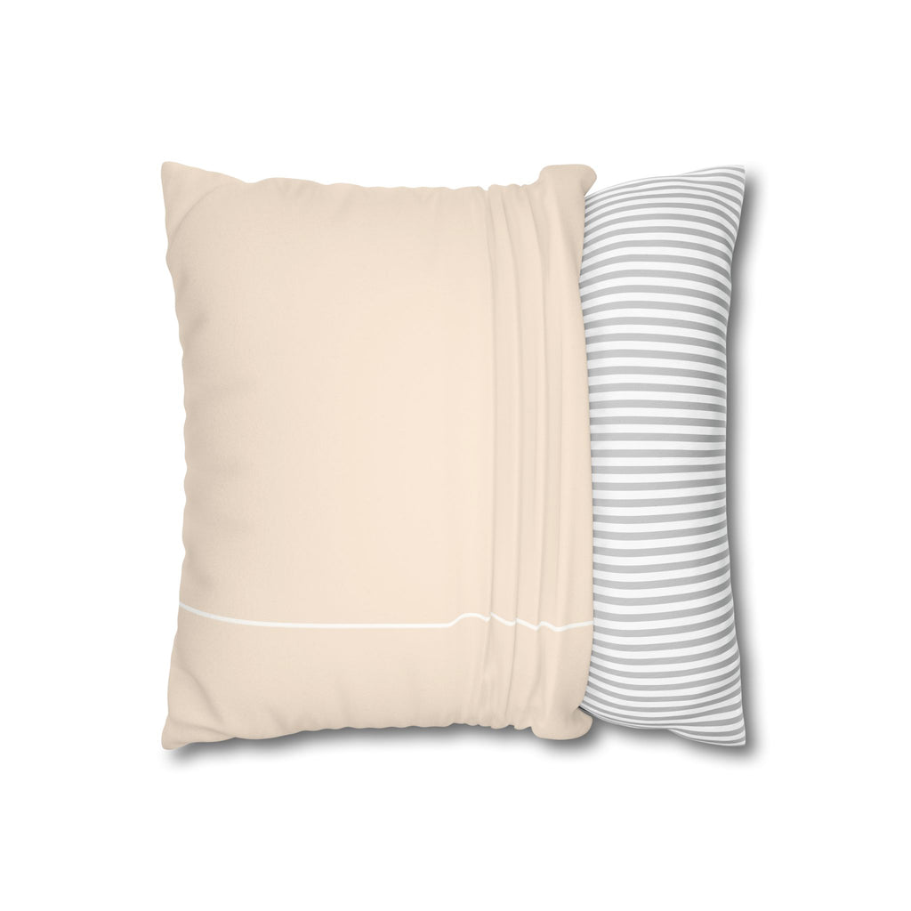 Faux Suede Square Pillowcase