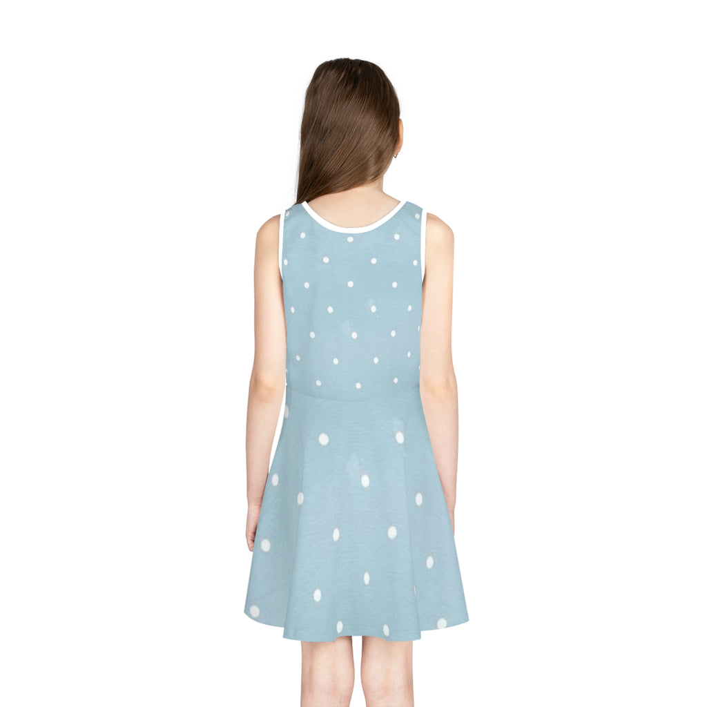 Girls' Sleeveless Sundress (AOP)