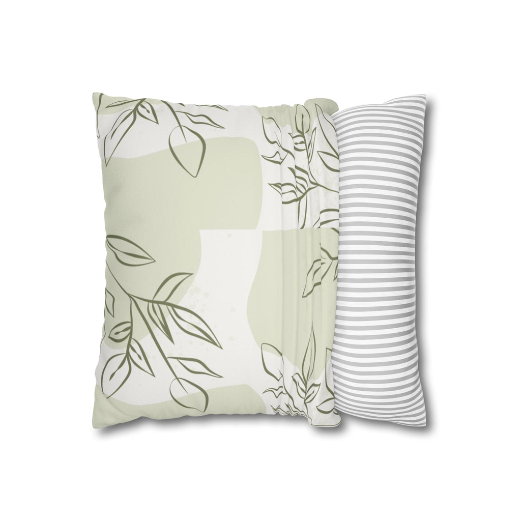 Faux Suede Square Pillowcase