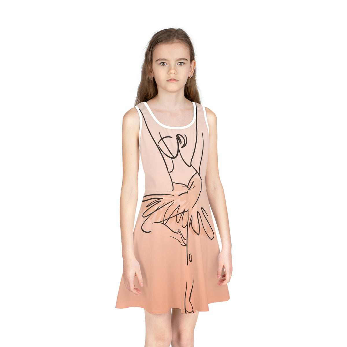 Girls' Sleeveless Sundress (AOP)