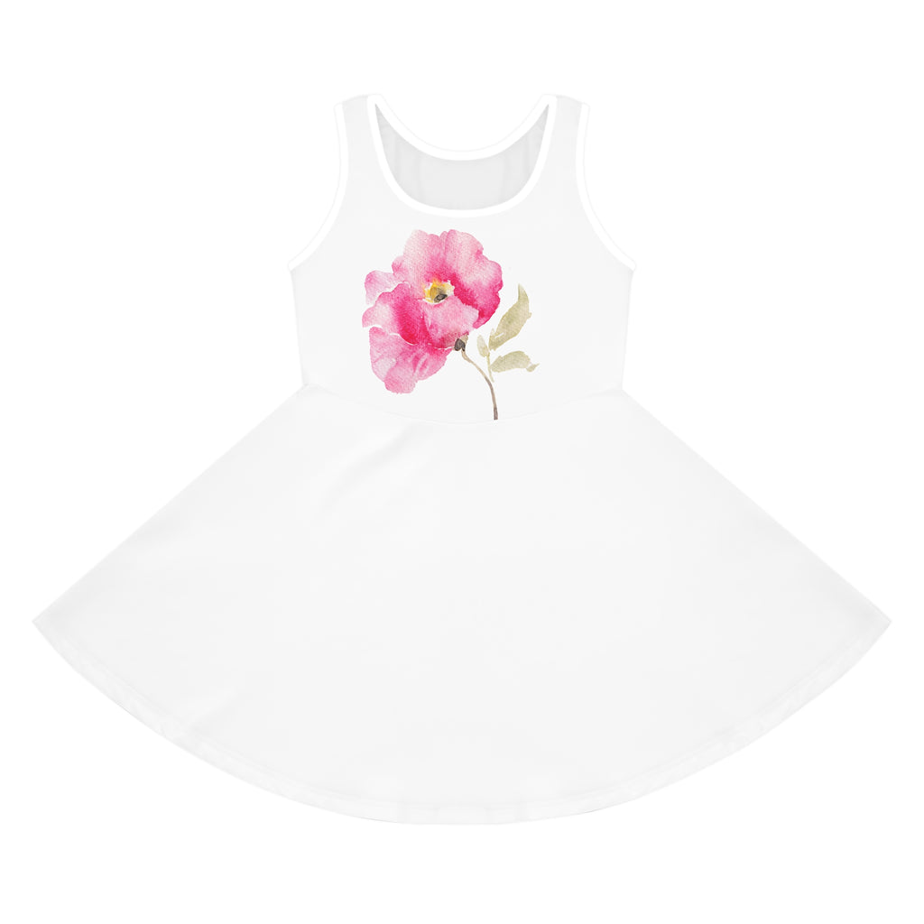 Girls' Sleeveless Sundress (AOP)