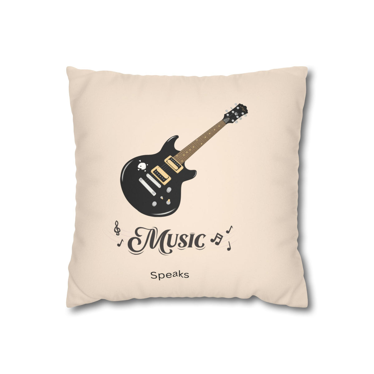 Faux Suede Square Pillowcase