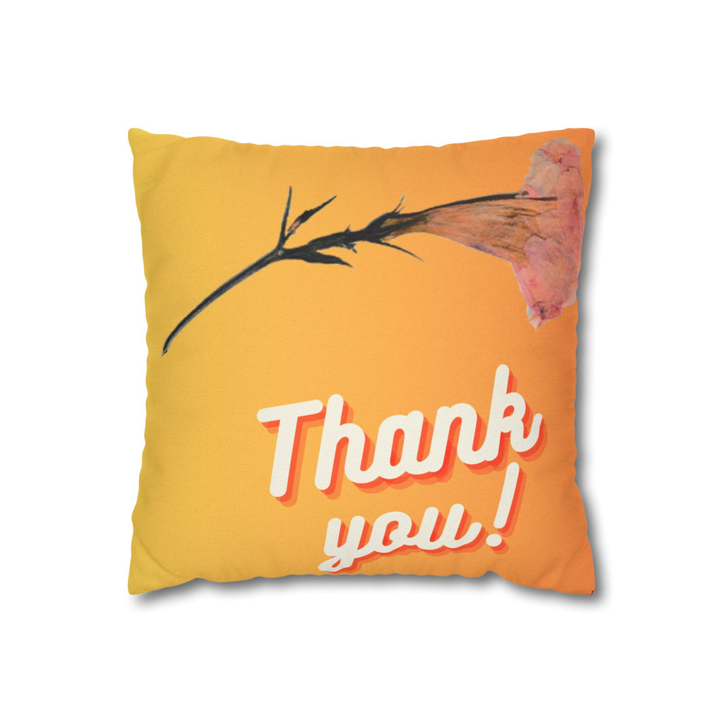 Spun Polyester Square Pillowcase