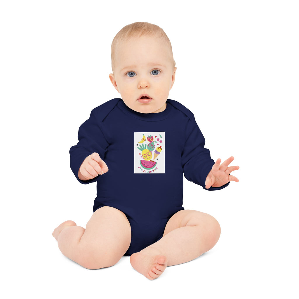 Baby Long-Sleeve Organic Bodysuit